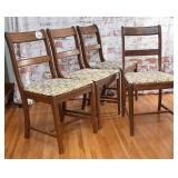Set of 4 Vintage Dining Chairs