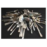 Box Lot Of Silverplate