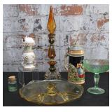 5 Pc Vintage Glass & Porcelain