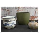 3 Pc Art Pottery