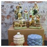 10Pc Porcelain Novelties & Figures