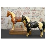 2 Breyer Style Western Horse