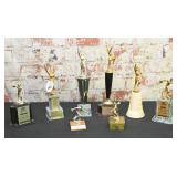 8 Vintage Trophies
