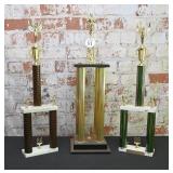 3 Vintage Trophies