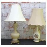 Pair Vintage Table Lamps, VG cond 24"H.