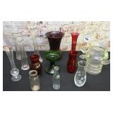 Box Lot Of Glass Vases