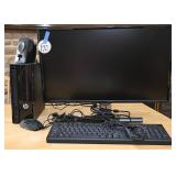 An HP Slim Desktop Computer