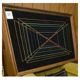 Velvet Black Light Framed Art