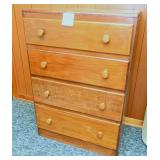 Wood 4 Drawer Dresser