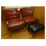 Vintage MCM Slipper Chairs