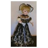 Vintage Victorian -style Porcelain Doll