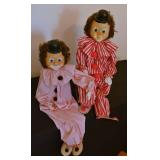Pair of Vintage Clown Dolls