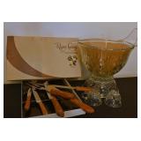 Lexington Punch Set & Rogers Cutlery