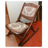 Victorian Walnut Sewing Rocker