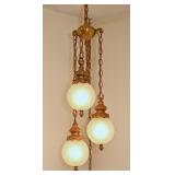Hollywood Regency Swag Lamp