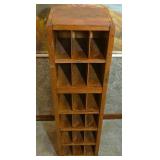 Pine Mail Slot Box