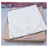 12 Antique Pressed Ceiling Tins