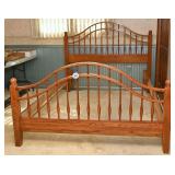 Queen Size Oak Bed