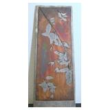 Japanese Art Pottery Plaque