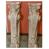 Pair of Scrolled Corbels