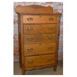 Five Drawer Victorian Chest