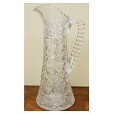 An American Brilliant Cut Glass Pitcher