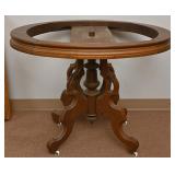 A Victorian Walnut Parlor Table