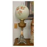 A Victorian Oil Lamp