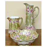 A 3 PC Group of Nippon Porcelain