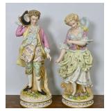 A Pair of Bisque Figurines