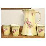 A Porcelain Luster Lemonade Set
