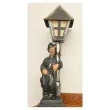 A Novelty Figure Lamp - 'The Drunkard'