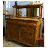 A Victorian Oak Side Board
