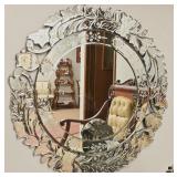 A Venetian Art Glass Wall Mirror