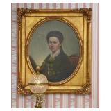 A Pair of 19th Century Oil Portraits