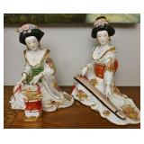 A Pair of Japanese Porcelain Figures