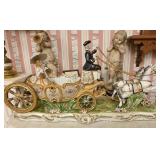 A Large and Impressive Porcelain Carriage Group
