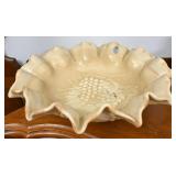 A Fenton Caramel Slag Art Glass Bowl