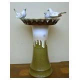 An Art Pottery Bird Bath