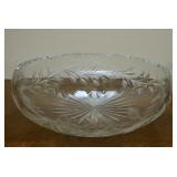 Cut Glass Console Bowl