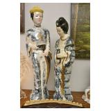 A Pair of Oriental Porcelain Figures