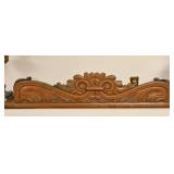 Victorian Oak Furniture Crest