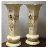 A Pair of Crown Devon Porcelain Vases