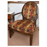 A Medallion Back Armchair