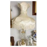 A Cut Crystal Table Lamp