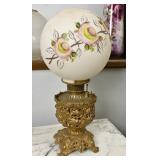 A Victorian Oil Lamp