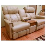 La-Z Boy Reclining Leather Loveseat