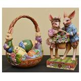 2Pc Jim Shore Easter Figures