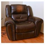 A Large Faux Leather Electric Recliner