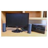 PC Monitor, Speakers & Keyboard